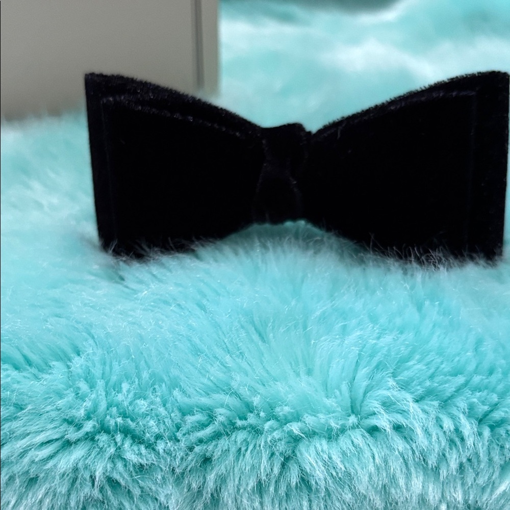 Southern Living Classic Black Bow Tie napkin rings NEW WITH TAGS